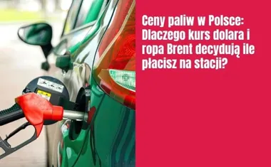 Obraz do artykułu: Ceny paliw w Polsce: Dlaczego kurs dolara i ropa Brent decydują ile płacisz na stacji?