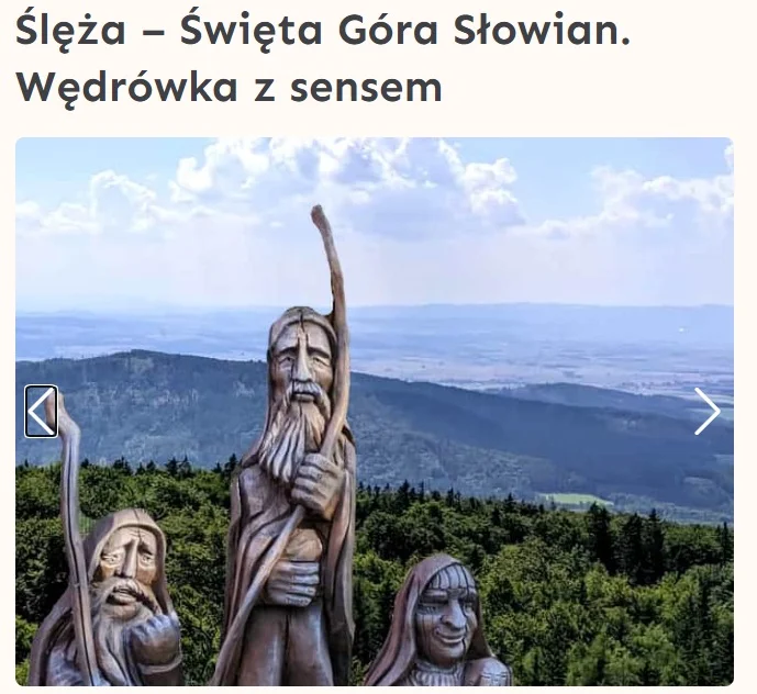 Grafika promocyjna wydarzenia 21 marca 2026 — Ślęża: Święta Góra Słowian — wędrówka autokarowa z przewodnikiem