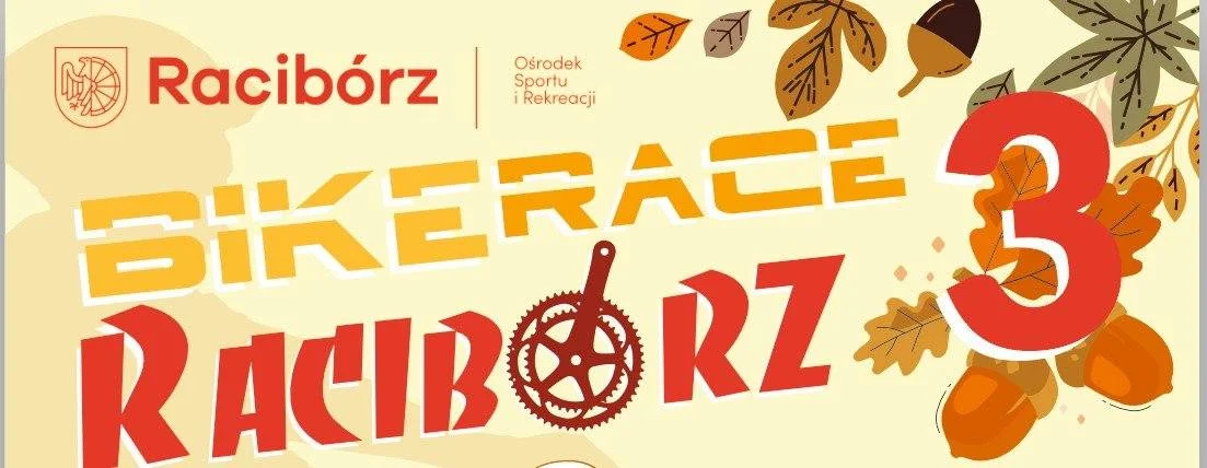 Grafika promocyjna wydarzenia BIKE RACE RACIBÓRZ 3 – 4. runda