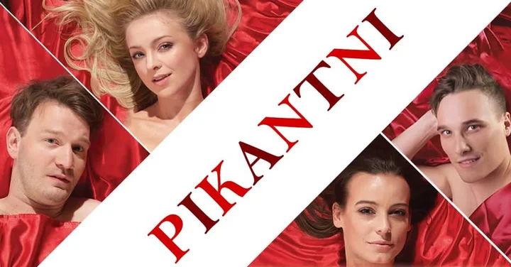 Grafika promocyjna wydarzenia Pikantni — komedia o współczesnych związkach w Raciborzu