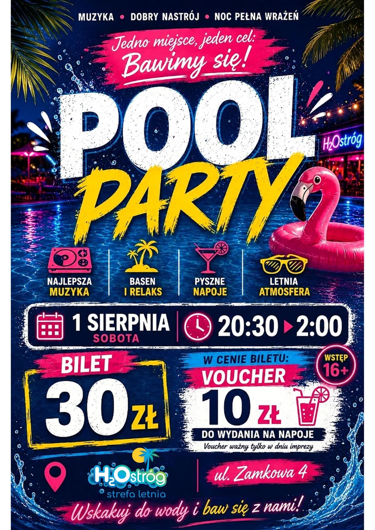 Grafika promocyjna wydarzenia Gorące POOL PARTY 2026