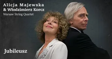 Grafika promocyjna wydarzenia Alicja Majewska & Włodzimierz Korcz Jubileusz — Racibórz, 10 kwietnia 2026