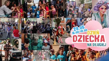 Grafika promocyjna wydarzenia Dzień dziecka na Długiej 2026 w Raciborzu – rodzinne święto pełne atrakcji