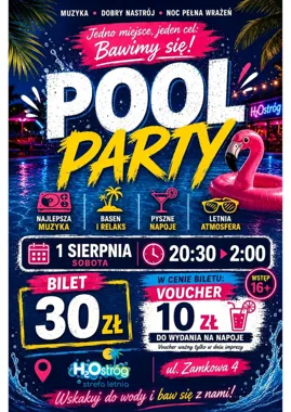 Grafika promocyjna wydarzenia Gorące POOL PARTY 2026