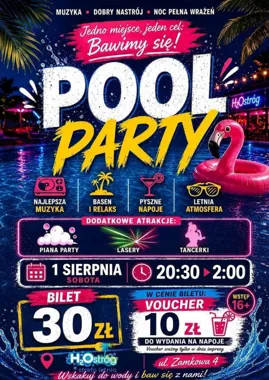 Grafika promocyjna wydarzenia Pool Party