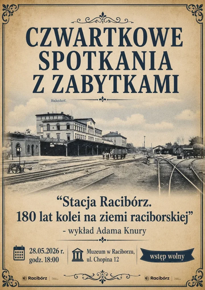 Kolej, która zmieniła Racibórz. W muzeum wracają początki żelaznych dróg