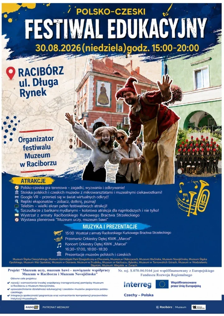 Muzea wyjdą na ulicę. Racibórz połączy polską i czeską historię