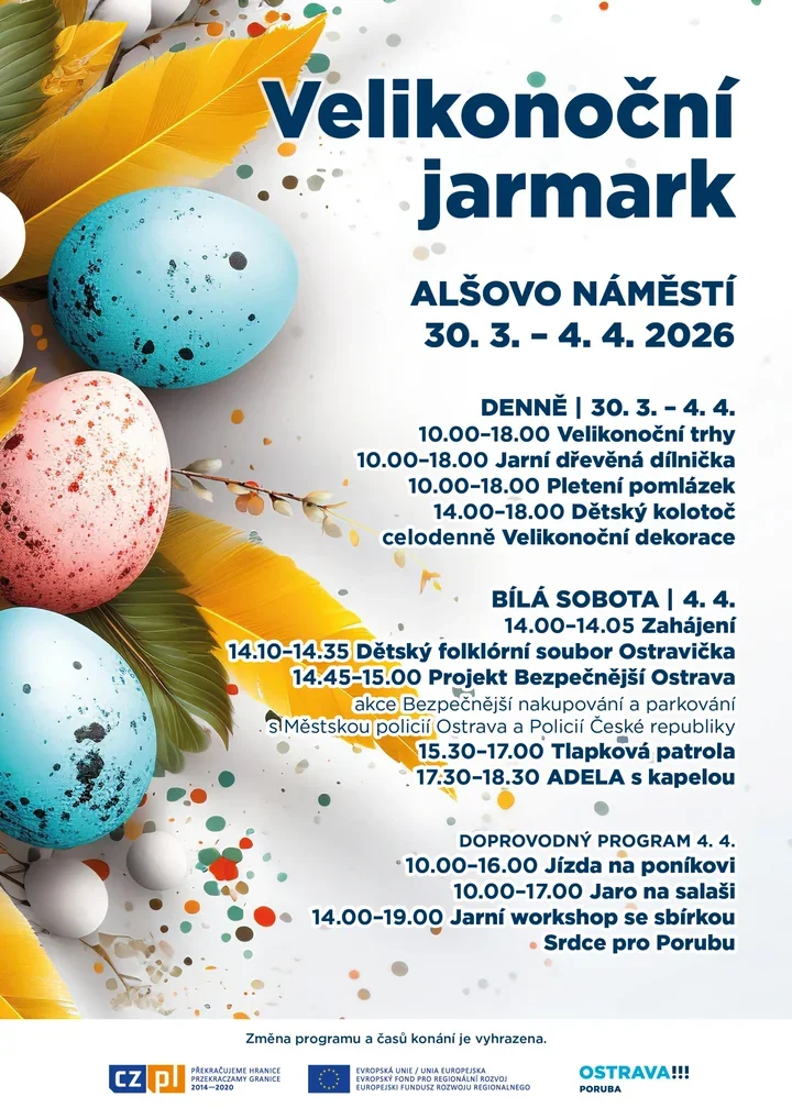 Wielkanocny jarmark w Ostrawie–Porubie ma przyciągnąć rękodziełem i smakiem