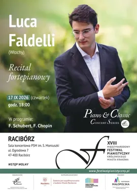 Wstęp wolny na recital włoskiego pianisty w Raciborzu