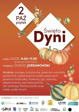 Darmowe warsztaty, robot i zupa dyniowa. Święto jesieni w Raciborzu
