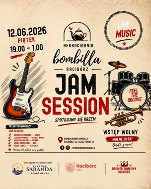 Jam Session w Raciborzu. Muzyka na żywo w herbaciarni Bombilla