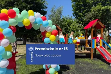 Nowy plac zabaw przy przedszkolu nr 15. Zadecydowali mieszkańcy