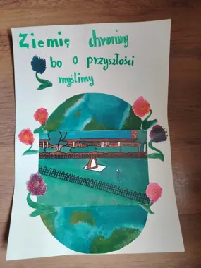 Rysunek o Ziemi z Raciborza trafi na plakat Dnia Ziemi