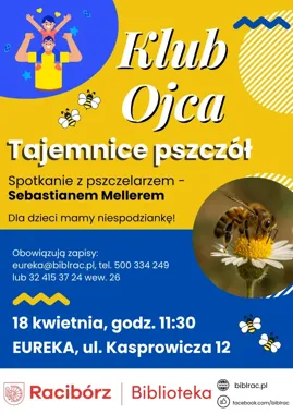 Pszczele sekrety wejdą do Klubu Ojca w raciborskiej bibliotece