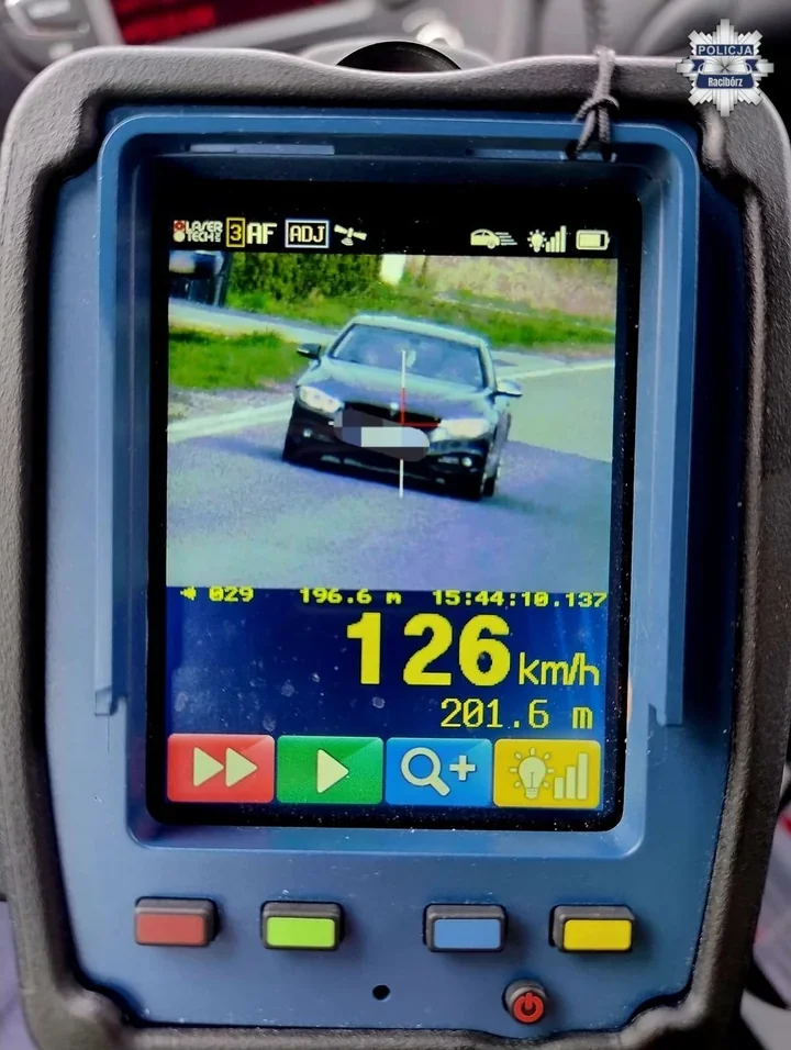 126 km/h w Kobyli - 21-latek z Raciborza stracił prawo jazdy