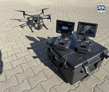 Policyjny dron nad przejściami w Raciborzu. Wykryto 26 wykroczeń