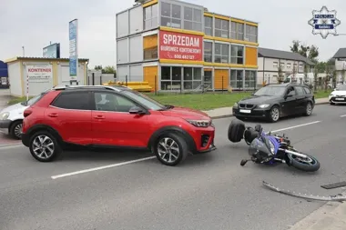 Czołowe zderzenie w Krzyżanowicach i wymuszenie w Raciborzu. Były mandaty