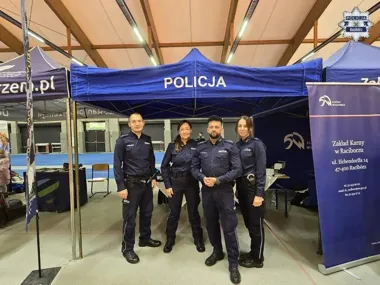 Raciborscy policjanci wsparli wydarzenie „Bo tętni w nas dobro”
