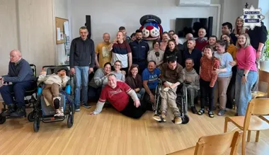 Raciborski policjant przyjechał do domu samopomocy z ważną lekcją