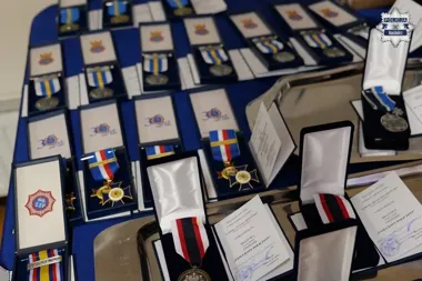 65 awansów i odznaczenia na Zamku Piastowskim. Święto Policji w Raciborzu