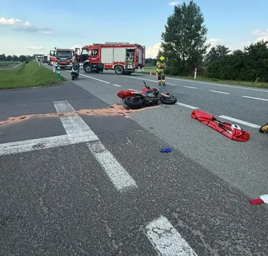 Na DK 78 w Zabełkowie jedno wymuszenie skończyło się szpitalem