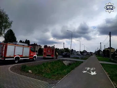 Sekundy od większej tragedii w Kornowacu - 71-latek trafił do szpitala