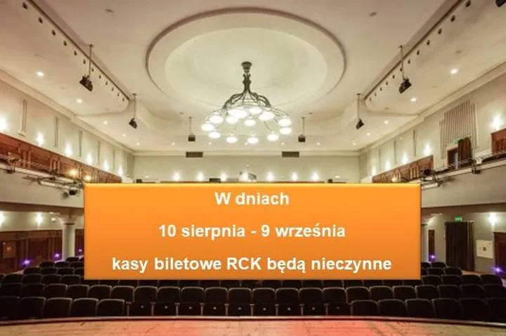 Kasa RCK zrobi przerwę. Bilety kupisz online bez wychodzenia z domu
