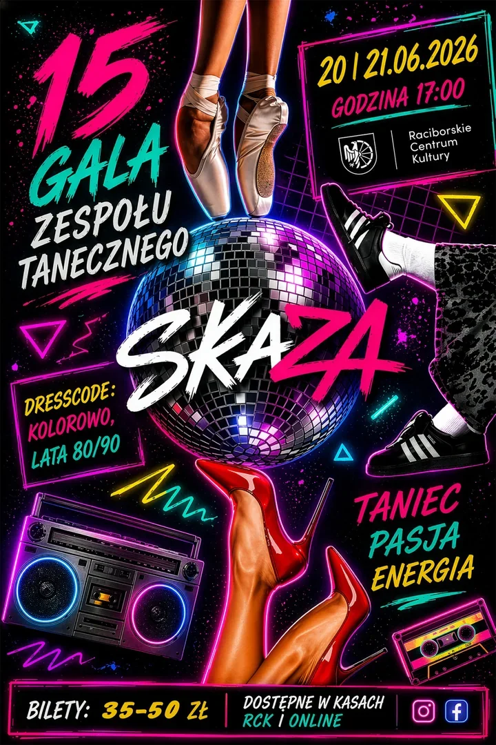 SKAZA świętuje 15 lat - Racibórz zatańczy w rytmie retro