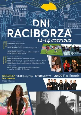 Dni Raciborza 2026 rozkręcą miasto na trzy dni muzyki, ruchu i zabawy